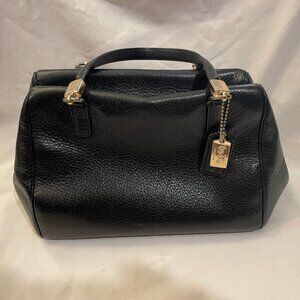 Authentic Coach Black Pebble Leather Purse